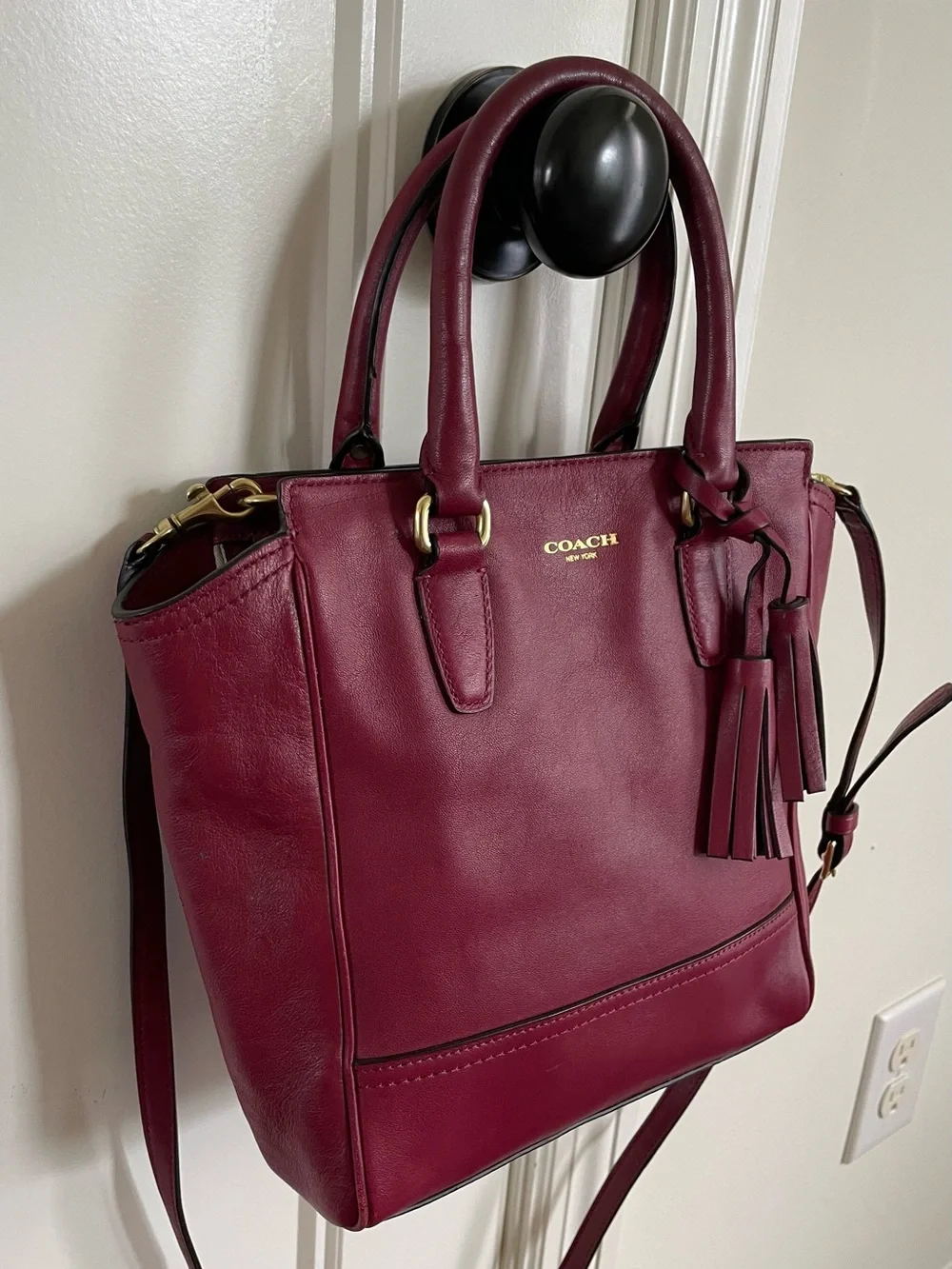 COACH Mini Tanner Leather Bag
